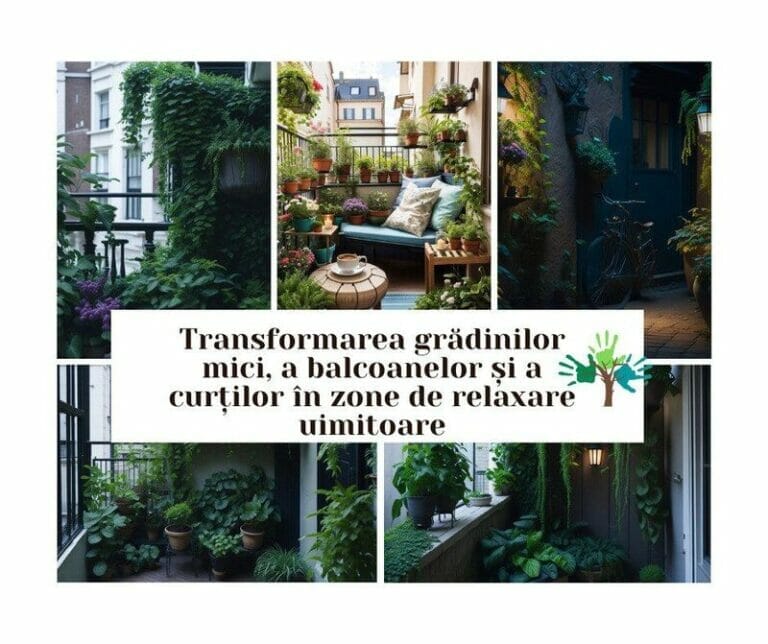 Transformarea grădinilor mici, a balcoanelor și a curților în zone de relaxare uimitoare